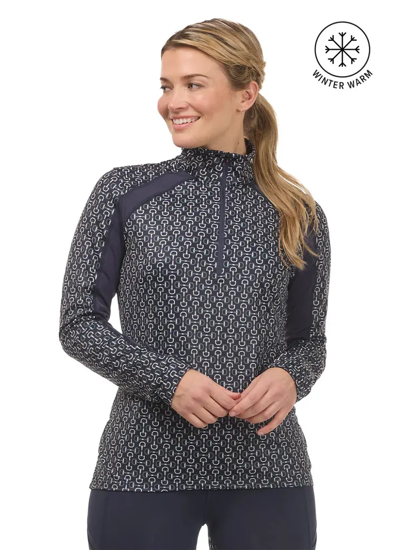 Sale Kerrits First Level Quarter Zip Fleece Tech Top 1