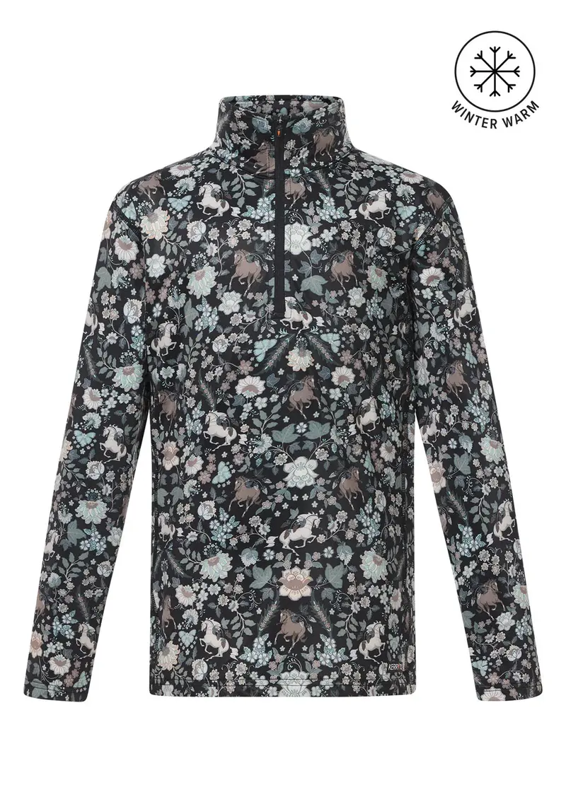 Sale Kerrits Kids First Level Quarter Zip Fleece Tech Top 1