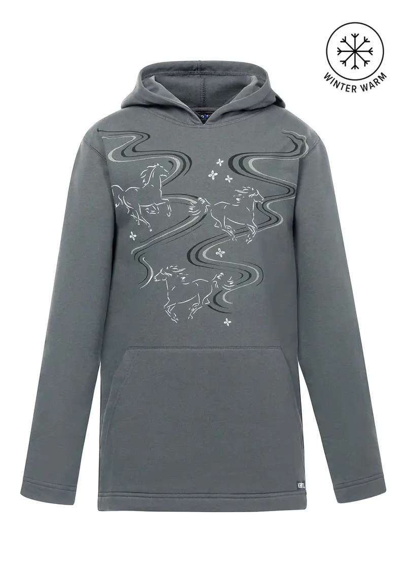 Sale Kerrits Kids Ride The Wind Fleece Hoodie 1