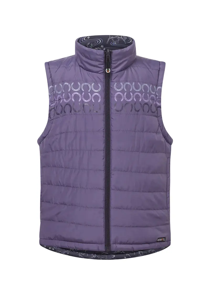 Sale Kerrits Kids Ride The Wind Reversible Quilted Vest 9