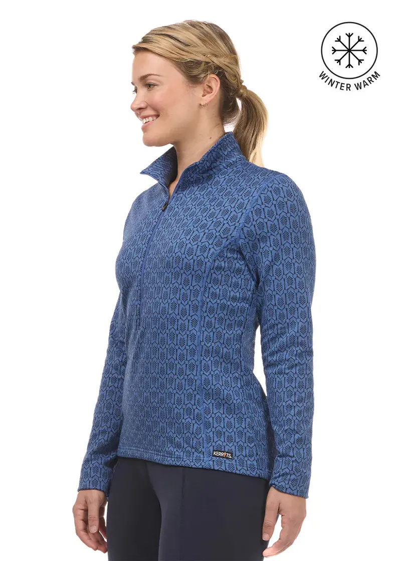Sale Kerrits Snaffle Links Fleece Half Zip Top 1