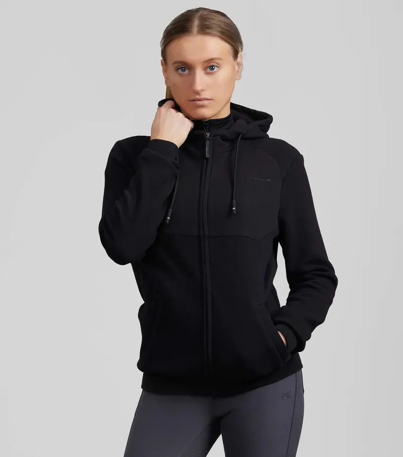 Sale - Legato Hooded Full-Zip Sweatshirt Phantom Black 1
