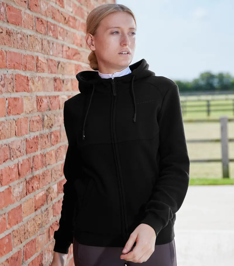 Sale - Legato Hooded Full-Zip Sweatshirt Phantom Black 2