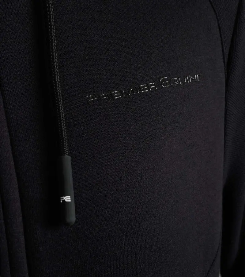 Sale - Legato Hooded Full-Zip Sweatshirt Phantom Black 4
