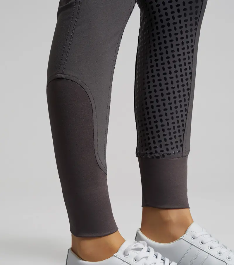 Sale - Milliania Ladies Full Seat Gel Riding Breeches Anthracite 5