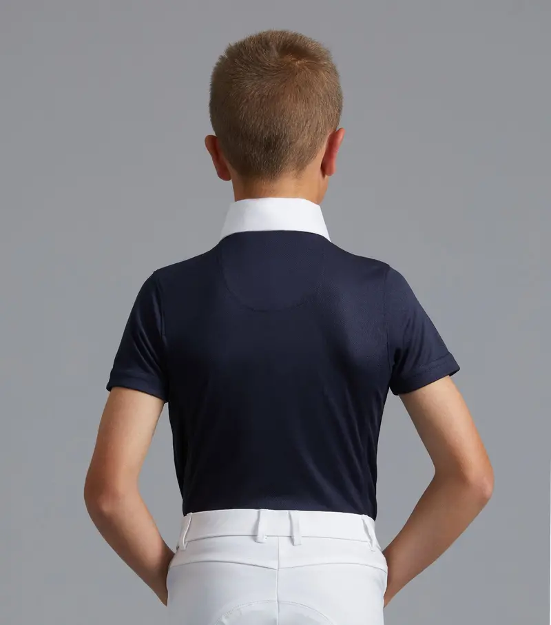 Sale Mini Antonio Boy's Short Sleeve Show Shirt Navy 3