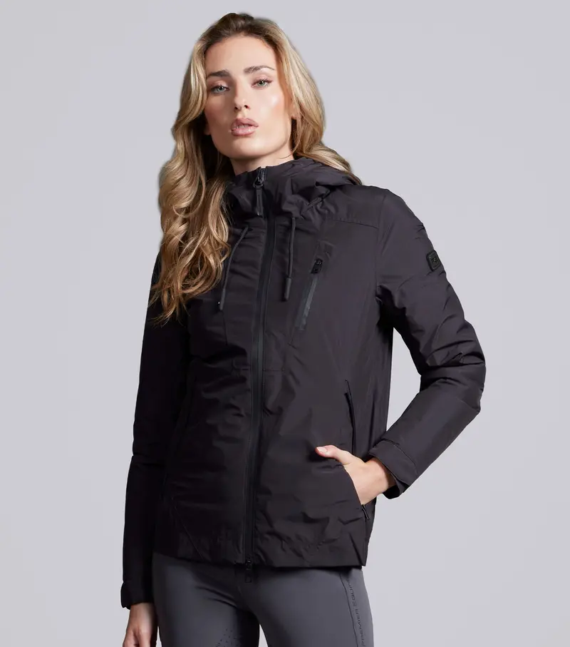 Sale - Motet Ladies Waterproof Jacket Graphite Black 1