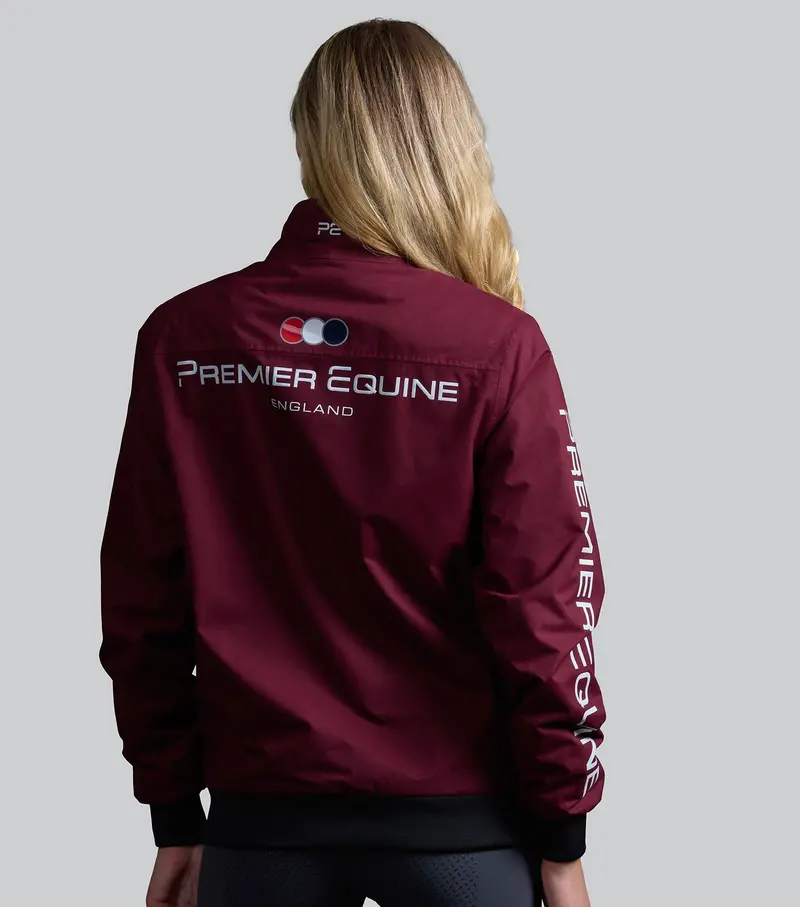 Sale - Omnia Womens Waterproof Riding Jacket Wine 2
