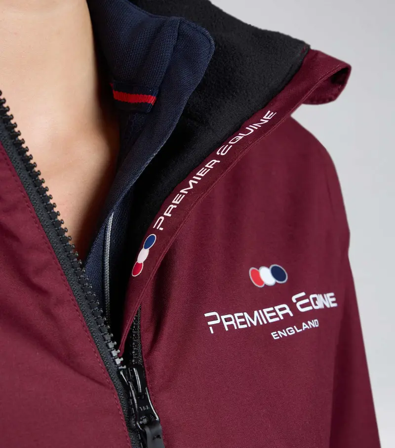 Sale - Omnia Womens Waterproof Riding Jacket Wine 4
