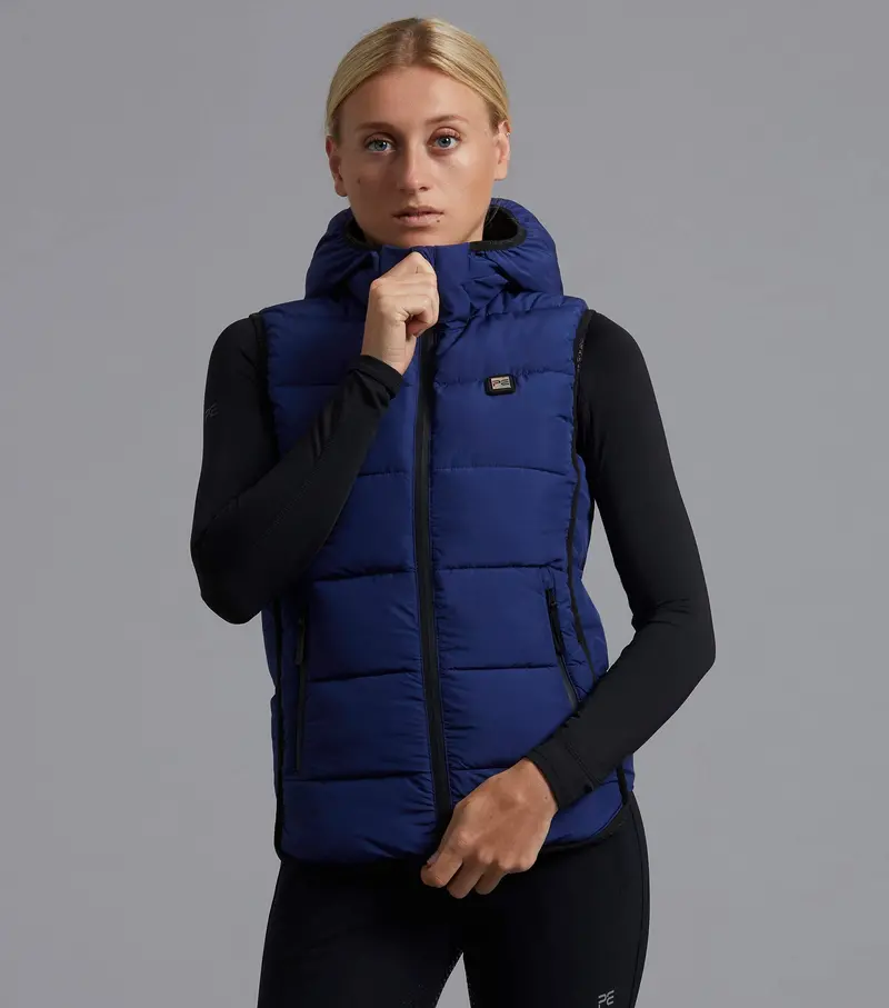 Sale - Pavoni Ladies Quilted Gilet Imperial Navy 1