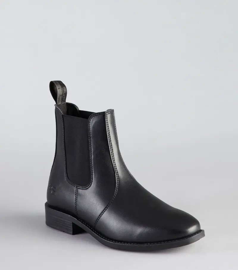 Sale - Rossago Synthetic Chelsea Paddock Boots Black 1