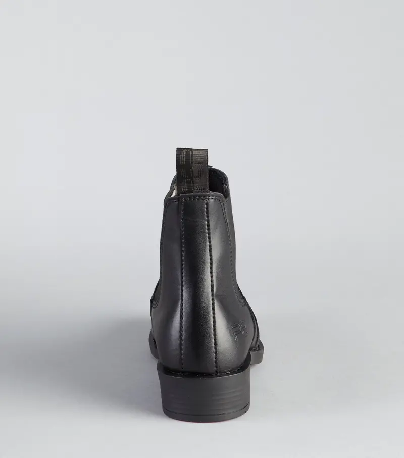 Sale - Rossago Synthetic Chelsea Paddock Boots Black 2