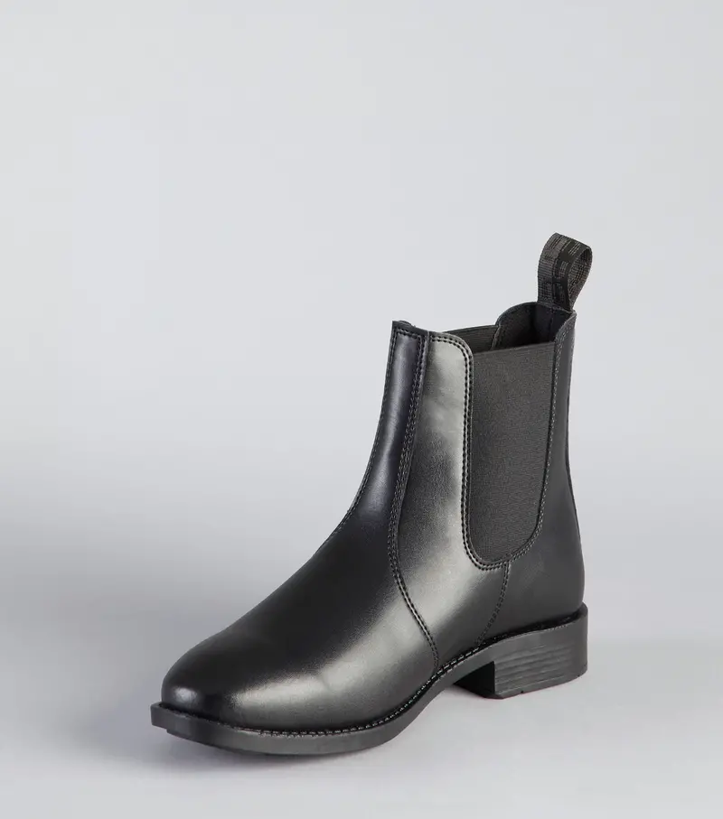 Sale - Rossago Synthetic Chelsea Paddock Boots Black 4