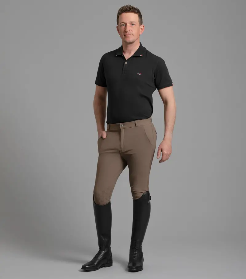 Sale - Santino Men's Gel Knee Riding Breeches Walnut 1