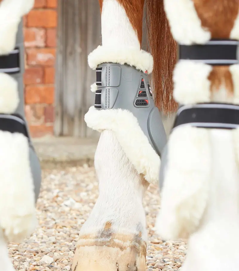 Sale Techno Wool Fetlock Boots Grey 2