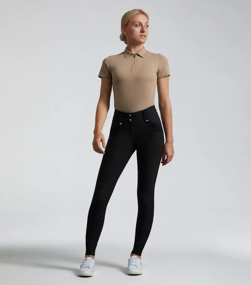 Sale -Torino Ladies Full Seat Gel Riding Breeches Black 5