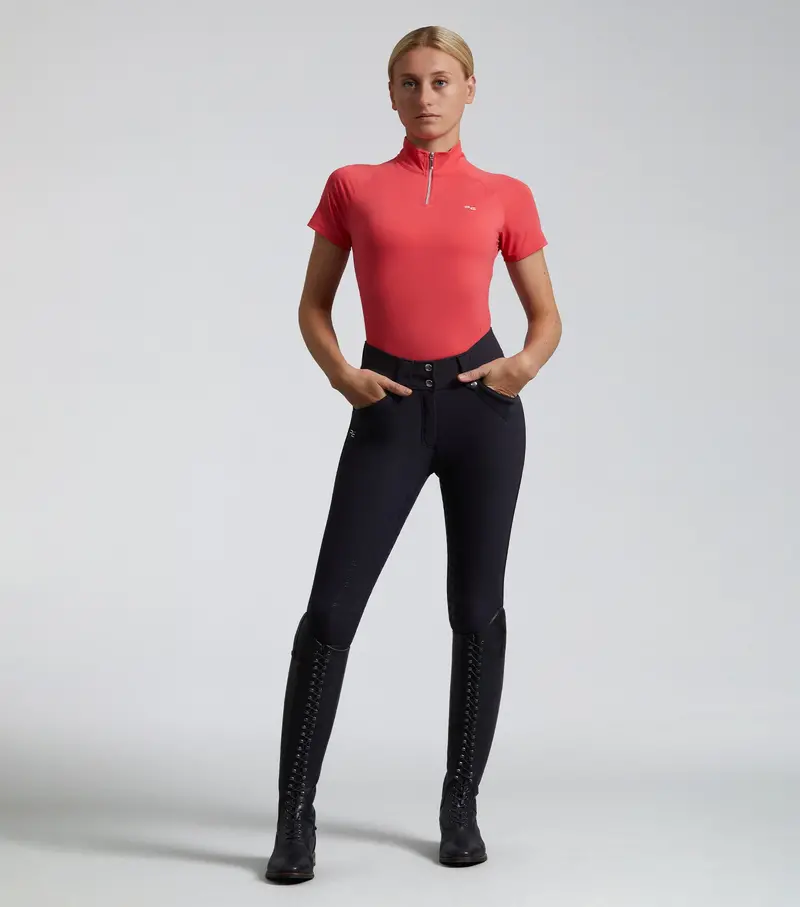 Sale Torino Ladies Full Seat Gel Riding Breeches Navy 1