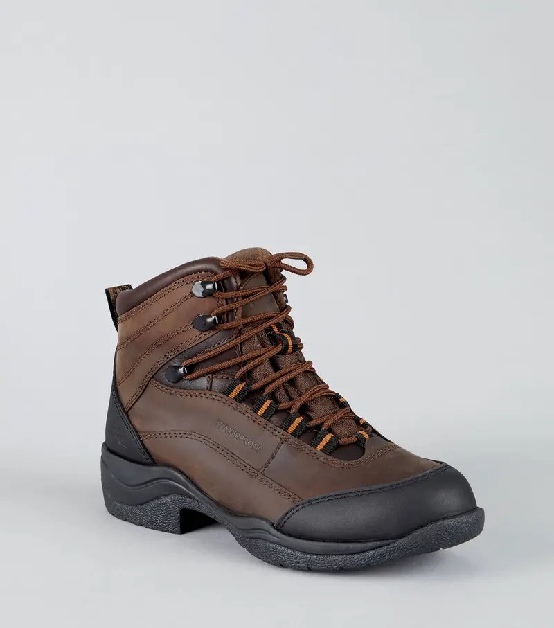 Sale Vinci Waterproof Laced Boots Brown 1