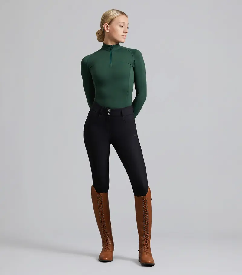 Sale - Virtue Ladies Full Seat Gel Riding Breeches Black 1