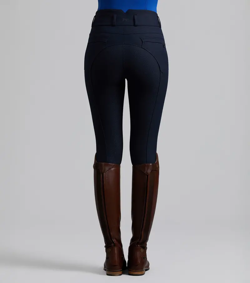 Sale - Virtue Ladies Full Seat Gel Riding Breeches Navy 4