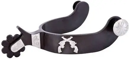 Santa Fe Pistol Motif Youth Spur 1