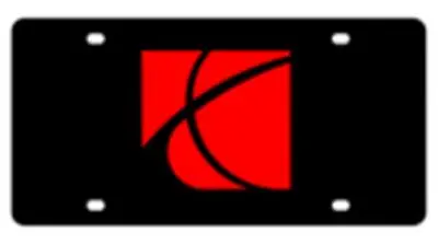 Saturn Lazer-Tag Acrylic License Plate (Black) 1