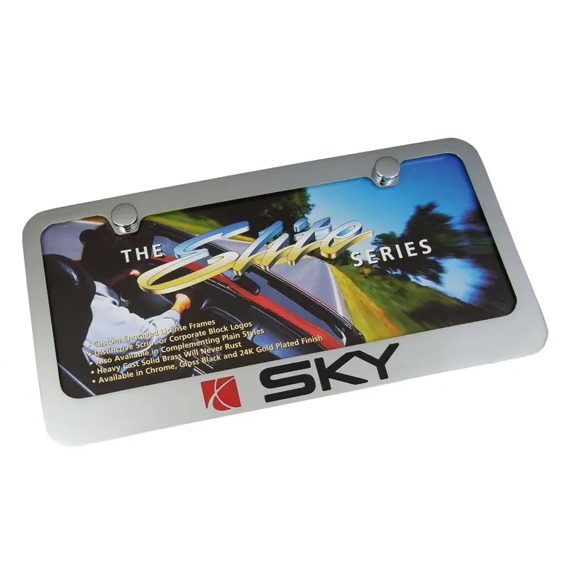 Saturn Sky License Plate Frame (Chrome) 1