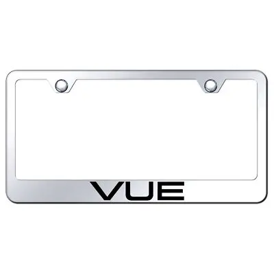 Saturn Vue Laser Etched Logo Stainless Steel License Plate Frame (Chrome) 1