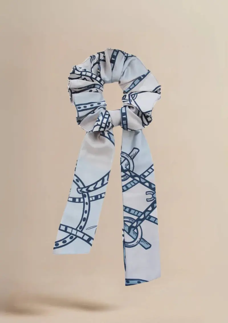 Scarf Hair Scrunchie 3