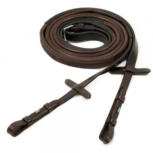 Schockemöhle Rubber Reins with Hook-and-Stud Fasteners