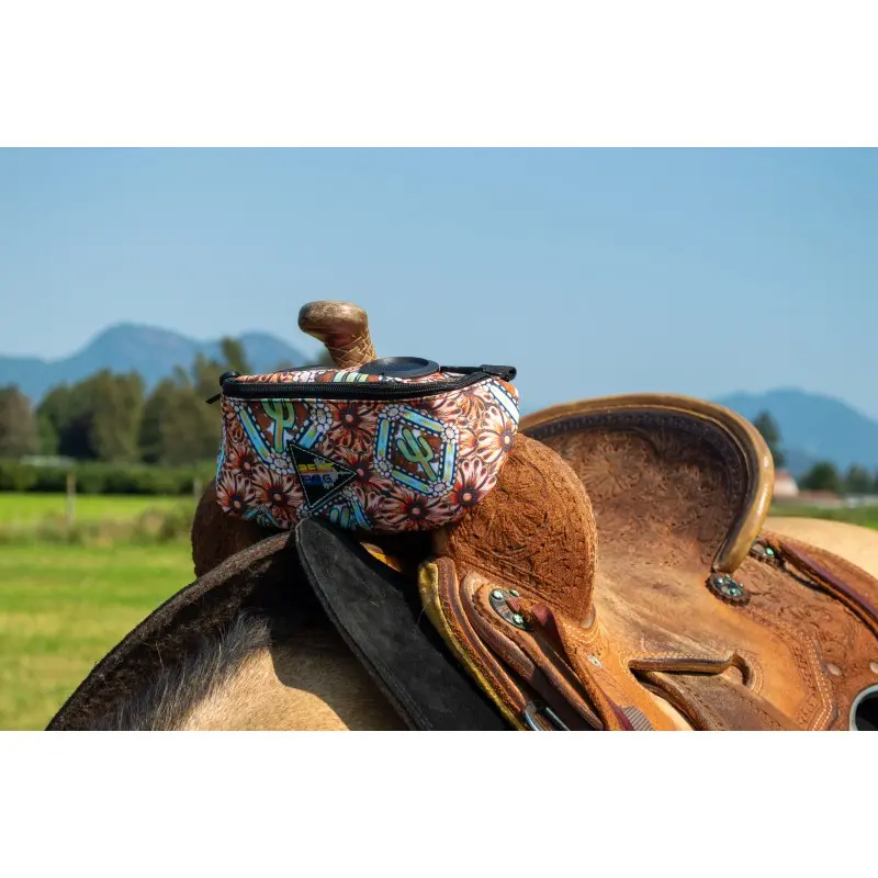 Schulz Equine Tooled Cactus Beat Bag 1