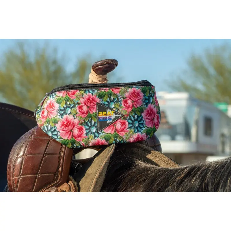Schulz Equine Turquoise Floral Beat Bag 1