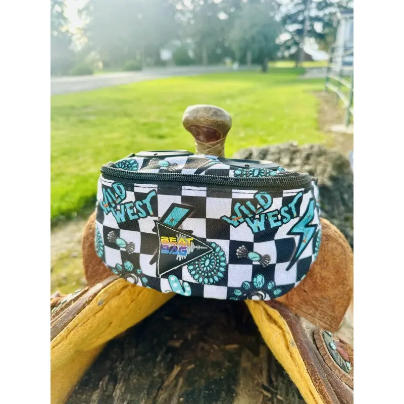 Schulz Equine Turquoise Glass Beat Bag 1