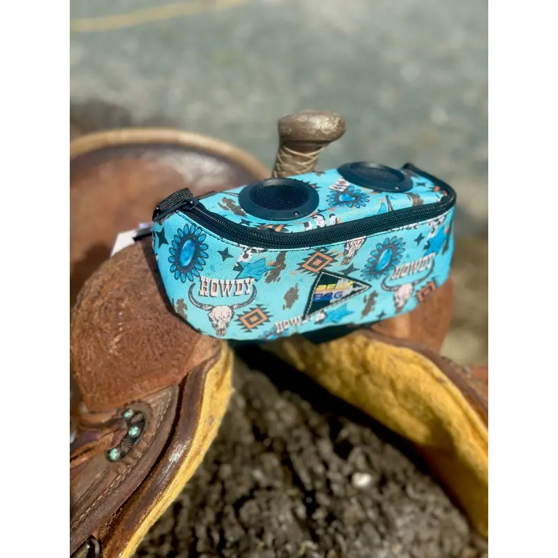 Schulz Equine Turquoise Howdy Beat Bag 1