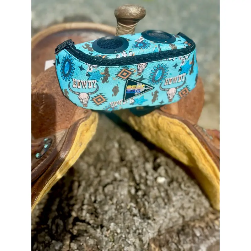 Schulz Equine Turquoise Howdy Beat Bag 2