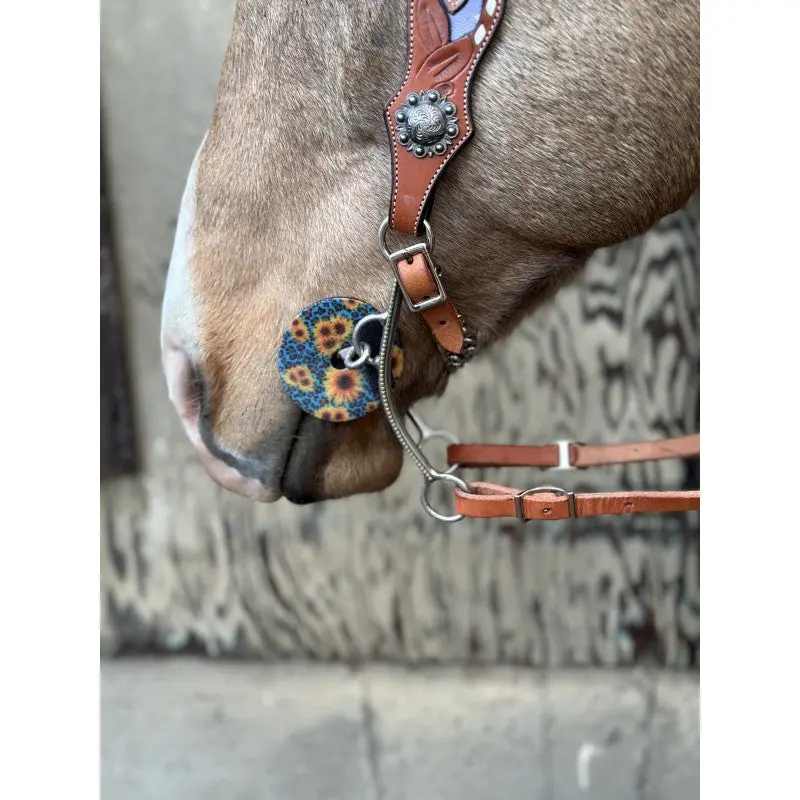 Schulz Equine Wild Sunflower Bit Guard 2