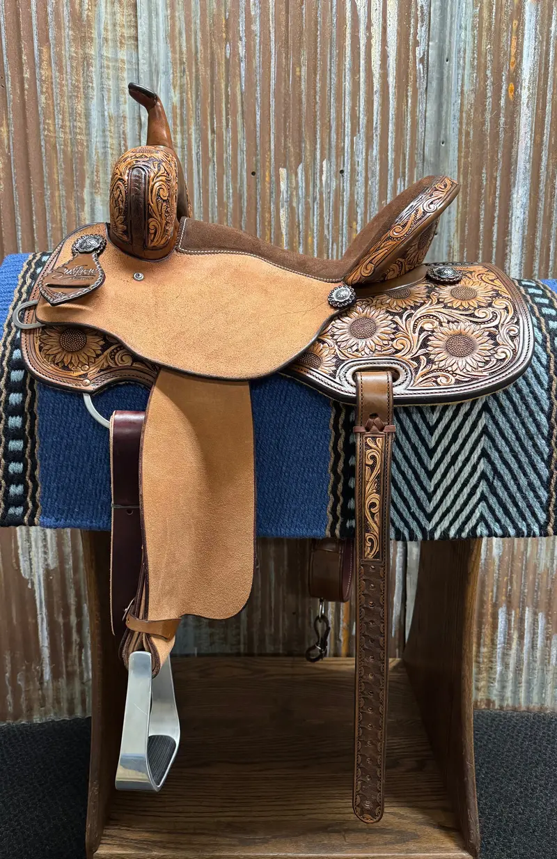 Scott Thomas Custom Vintage Sunflower Barrel Racer 1
