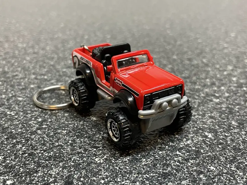 Scout Suv Keychain Red Matchbox Hot Wheels Car International Harvester 1