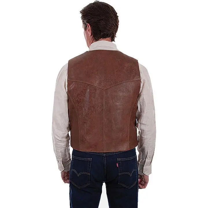 Scully Mens All Leather Vest 1