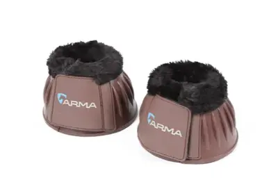 Shires Arma Fleece Trimmed Over Reach Boots 6