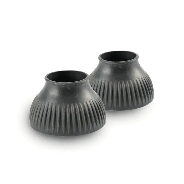 Shires Arma Ribbed Pull On Bell Boot - Black 1