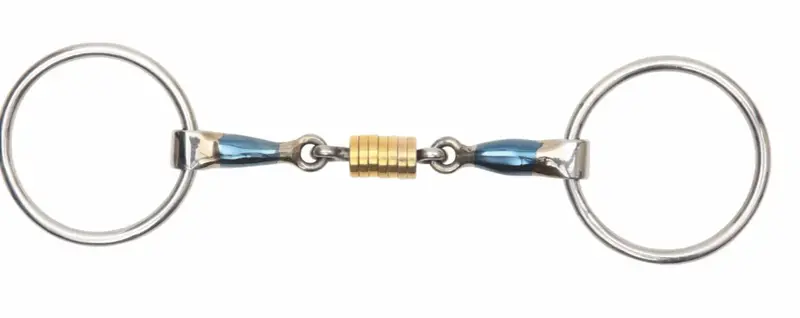Shires Blue Sweet Iron Loose Ring With Roller 1
