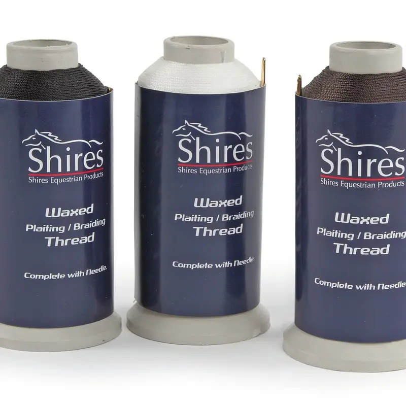 Shires Braiding Thread – Pre-Wound Spool for Equestrian Use