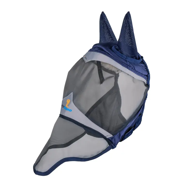 Shires Flyguard Pro Fine Mesh Fly Mask With Ears & Nose 12