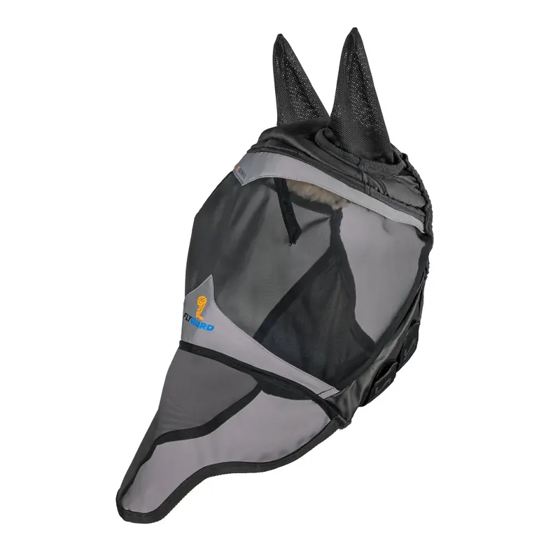 Shires Flyguard Pro Fine Mesh Fly Mask With Ears & Nose 17