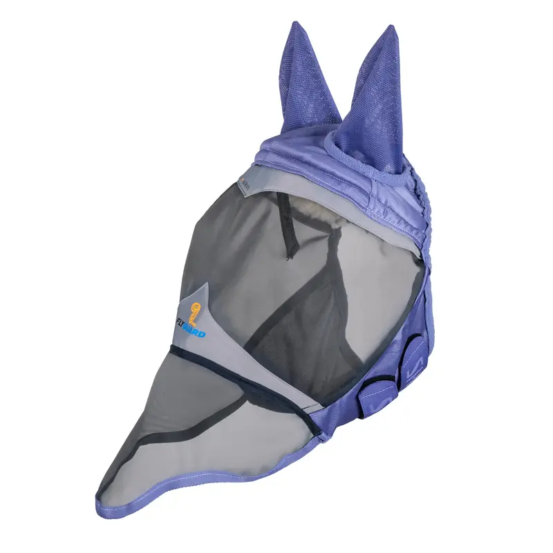 Shires Flyguard Pro Fine Mesh Fly Mask With Ears & Nose 5