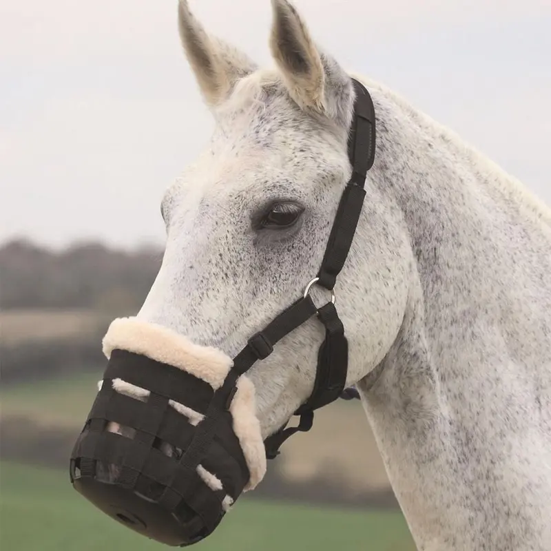 Shires Nylon Deluxe Grazing Muzzle 1