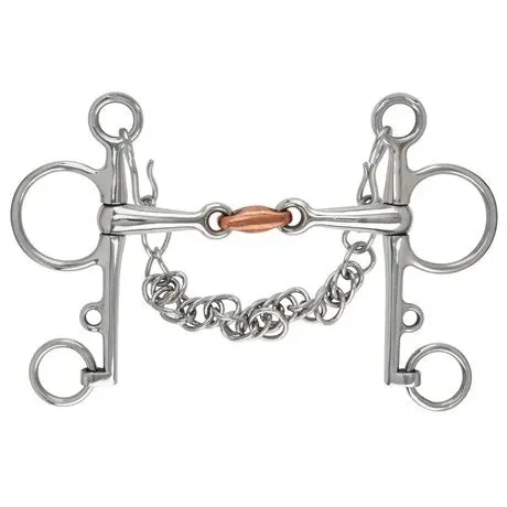 Shires Stainless Steel Double Jointed Copper Lozenge Pelham 1