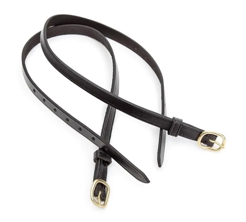 Shires Velociti Gara Leather Spur Straps 1