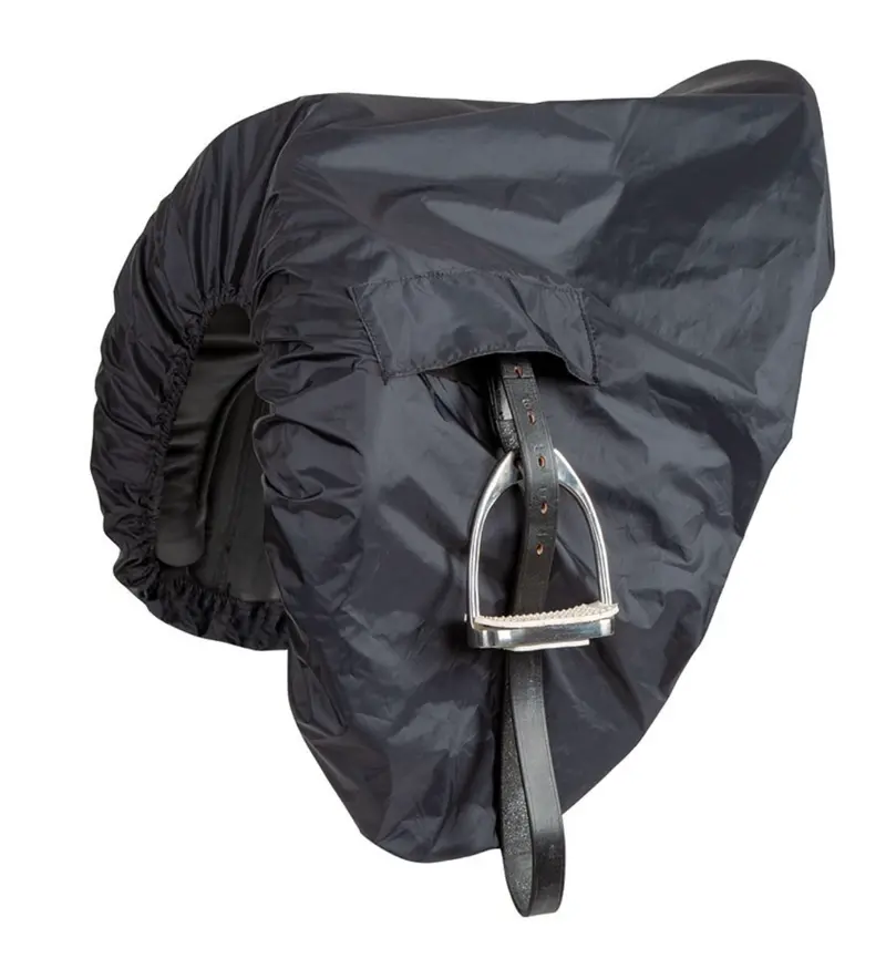 Shires Waterproof Saddle Cover Black 1